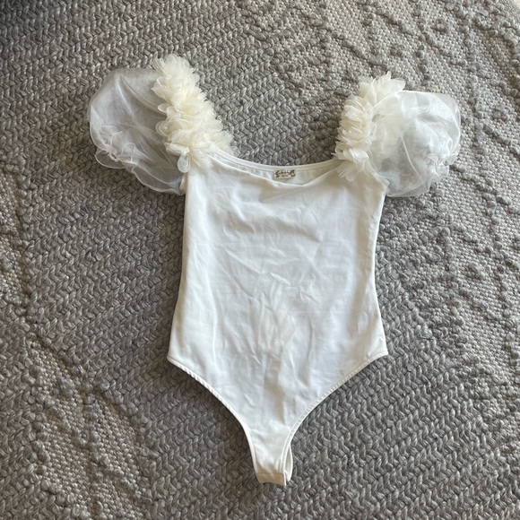 Free People Pretty Petals Bodysuit - Picture 3 of 10